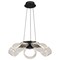 Nuvo Barnett, 21 Inch LED 5 Light Chandelier, Matte Black, Silk Screened Acrylic Lens 62/2036 - alternate 7